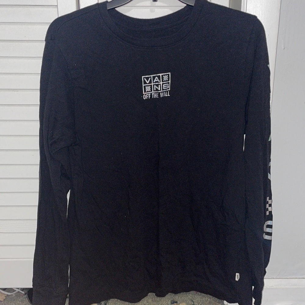 Black Vans long sleeve shirt. Size Large.